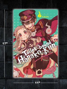 Toilet-Bound Hanako-Kun Vol 2 manga poster - 11x17 wall art print merch anime